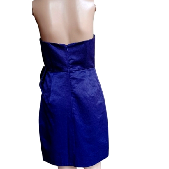 Anthropologie Greylin Strapless Eggplant Purple Dress Short Size Small - Picture 9 of 10